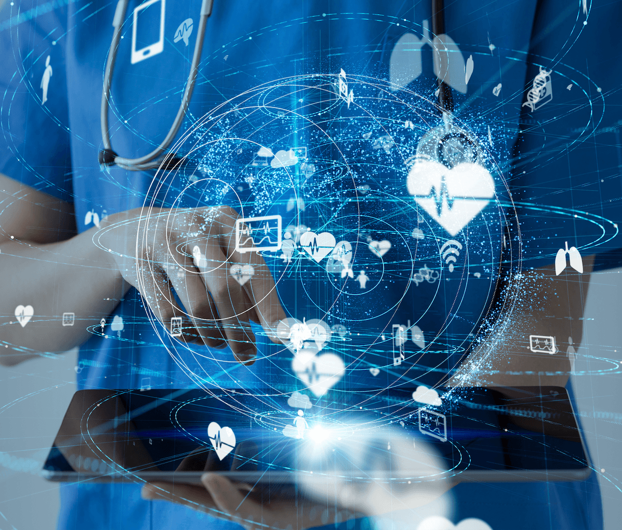 Digital health tools in a clinical setting